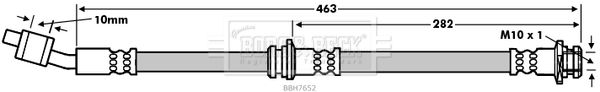 BORG & BECK Jarruletku BBH7652